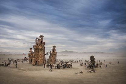 Tom Stahl from San Fransisco, USA has been announced as one of the 20 shortlisted photographers in the Arcaid Images Architectural Photography Awards 2017, in association with Sto, with his image of Black Rock Lighthouse Service at Burning Man in the Nevada desert, USA. Tom entered this image into the Sense of Place category. The shortlisted photographs will be exhibited at the World Architecture Festival (WAF) in Berlin from 15th - 17th November where visitors to WAF will be able to cast their vote for the overall winner, which will be announced during the Gala Dinner on Friday 17th November. Photo credit should read: Tom Stahl/arcaidimages.com/Sto